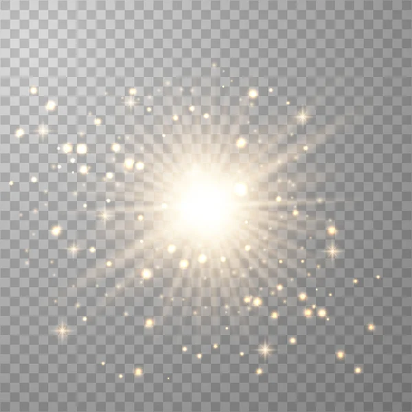 Efecto de luz brillante. — Vector de stock