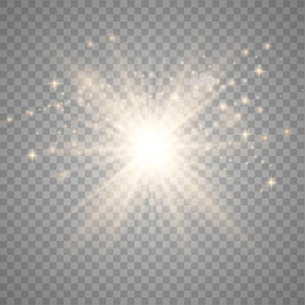 Efecto de luz brillante. — Vector de stock