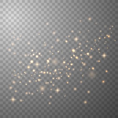 Altın kıvılcımlar ve altın yıldızlar