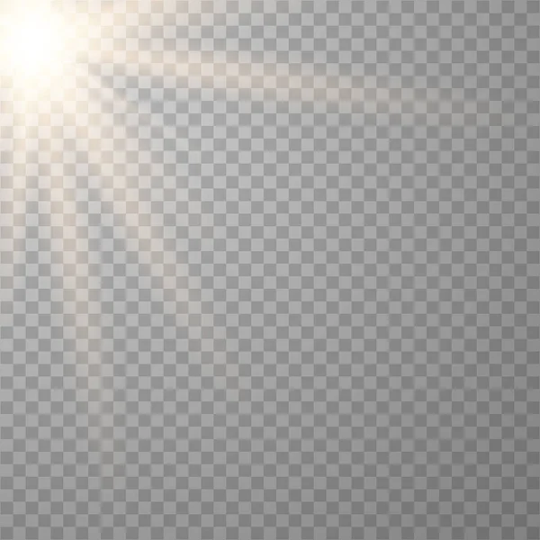 Glowing sunlight effect — Stock Vector