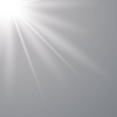 Parlayan güneş ışığı etkisi