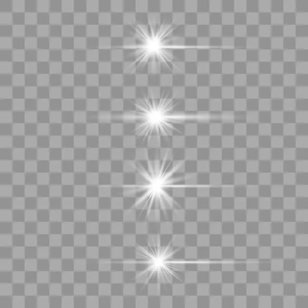 Біле сяйво спеціальне світло — стоковий вектор