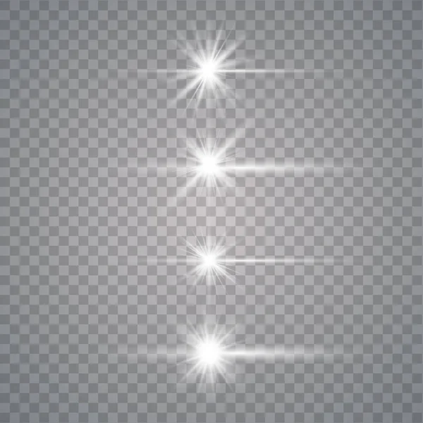 Luz especial White Glow — Vector de stock