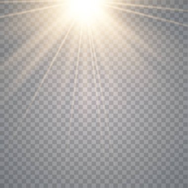 Işık dekorasyon etkisi ışını. 