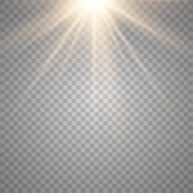 Işık dekorasyon etkisi ışını. 