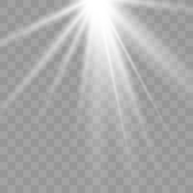 Güneş ışınları, parlak sunburst