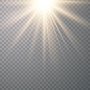 Işık dekorasyon etkisi ışını. 