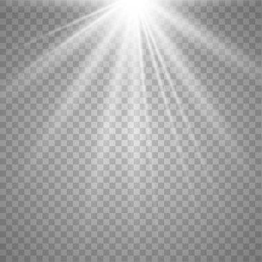 Güneş ışınları, parlak sunburst