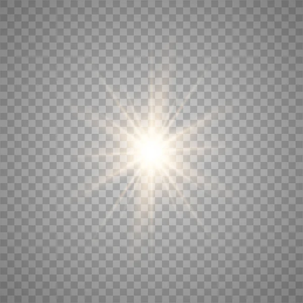 Efecto de luz brillante. — Vector de stock