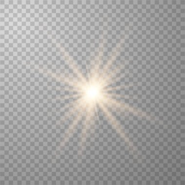 Hafif altın efekti kızdırma.