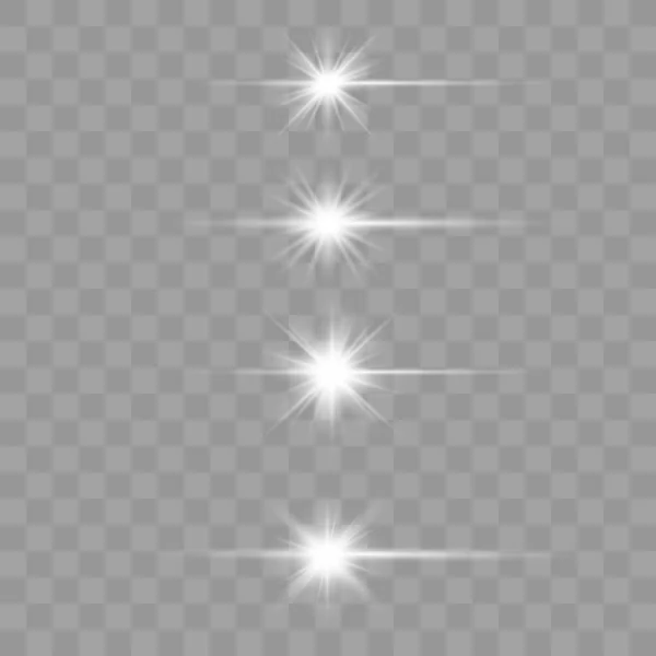 Lumière spéciale blanche brillante — Image vectorielle
