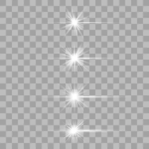 发光白色特殊光 — 图库矢量图片