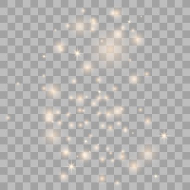 Altın parıldayan yıldız tozu