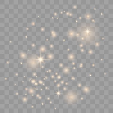 Altın parıldayan yıldız tozu
