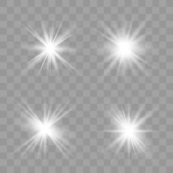 Effet de lumières incandescentes . — Image vectorielle
