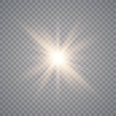 Altın parlayan ışıklar