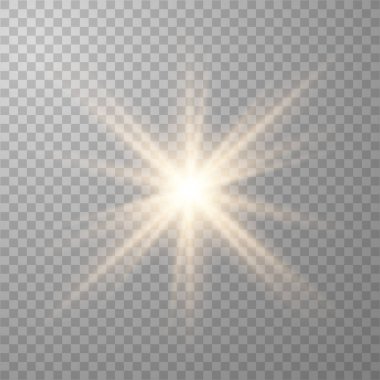 Altın parlayan ışıklar