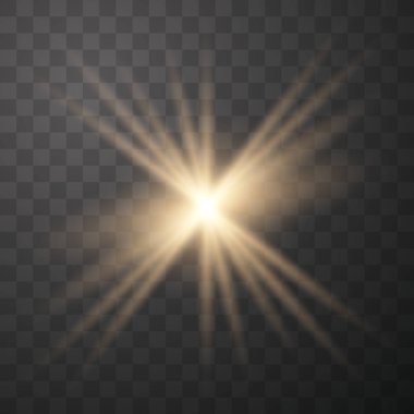 Altın parlayan ışıklar