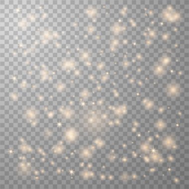 Altın parıltıözel ışık kıvılcımları 