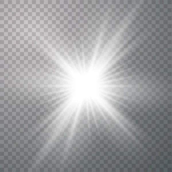 Efecto de luz brillante — Vector de stock