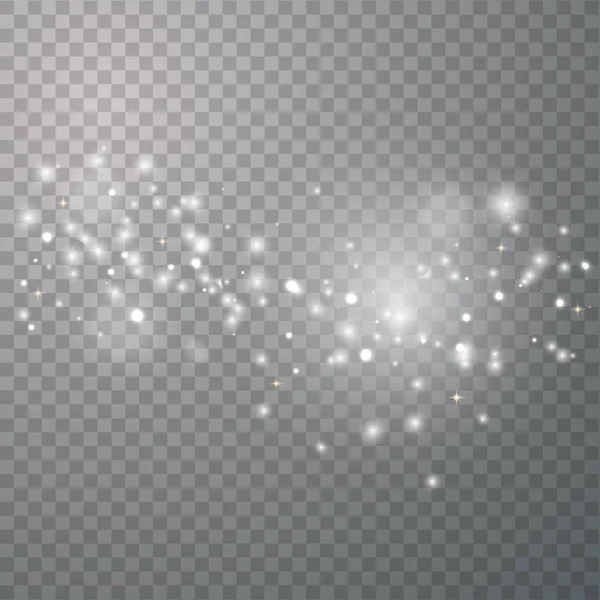 Glow glittering star dust — Stock Vector