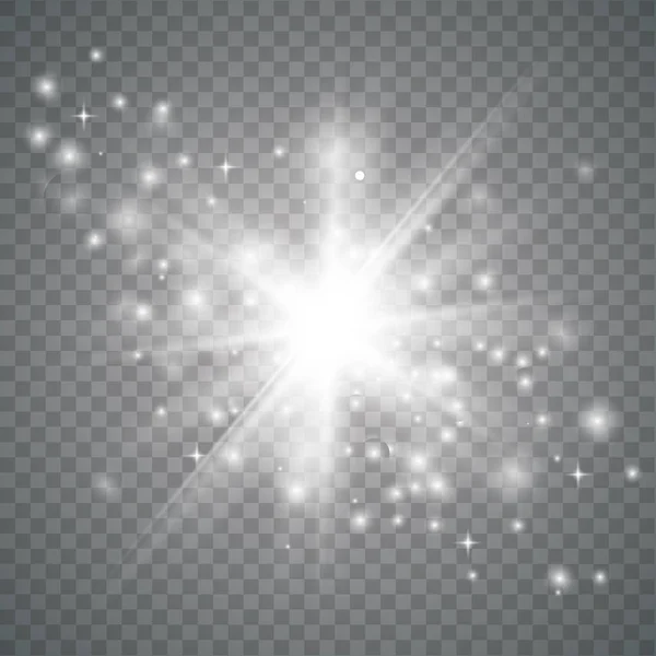 Efecto de luz brillante. — Vector de stock