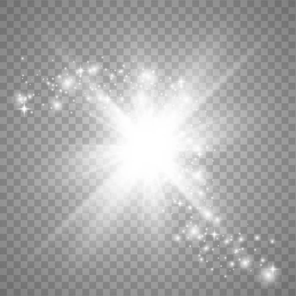 Efecto de luz brillante. — Vector de stock