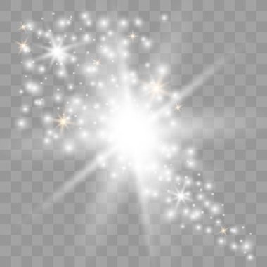 Beyaz parlayan ışık patlar 