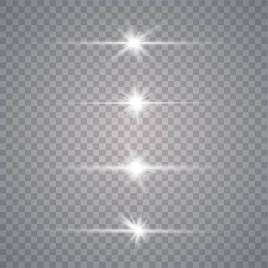 Beyaz parlayan ışık patlar