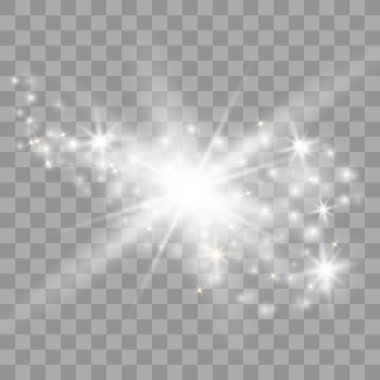 Beyaz parlayan ışık patlar 