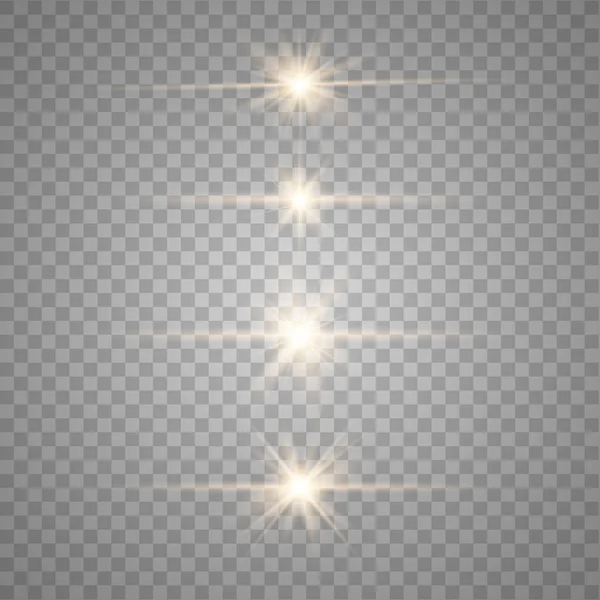 Luz blanca brillante explota — Vector de stock