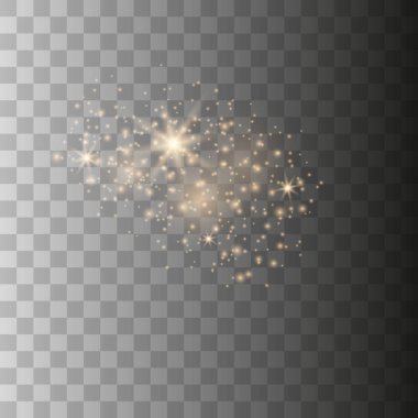 Beyaz kıvılcımlar parıltı özel ışık