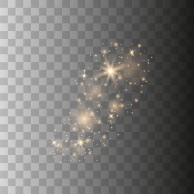 Beyaz kıvılcımlar parıltı özel ışık