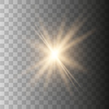 Parlayan ışık patlaması 