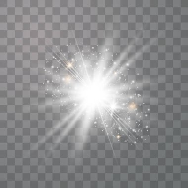 Parlayan ışık patlaması 