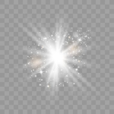 Parlayan ışık patlaması 