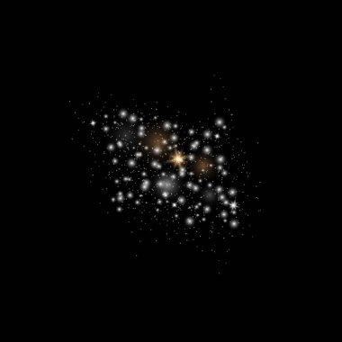 Toz beyaz . Köpüklü büyülü toz 