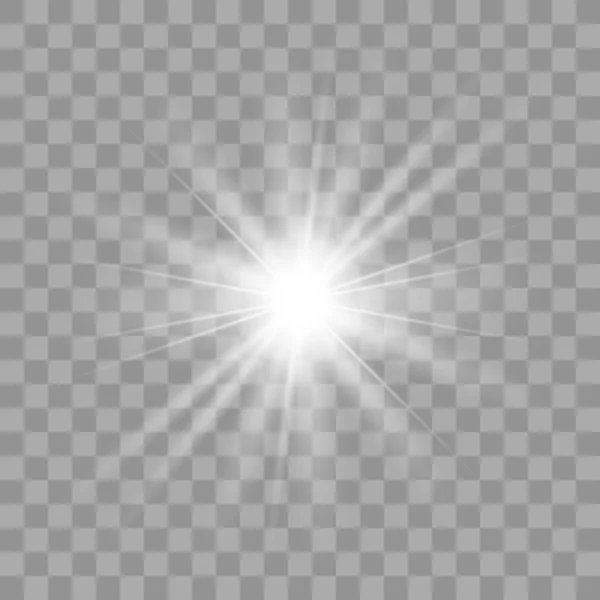 Explosion éclatante de lumière — Image vectorielle