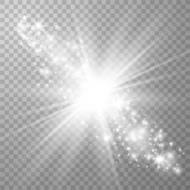 Özel ışık efekti Sparks glitter. 