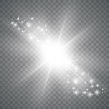 Özel ışık efekti Sparks glitter. 