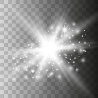 Özel ışık efekti Sparks glitter. 