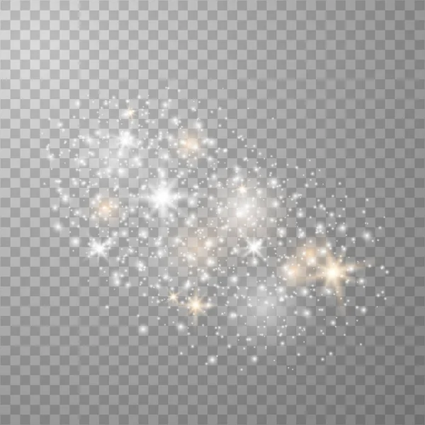 Sparks glitter speciaal lichteffect — Stockvector