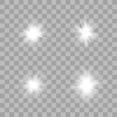 Parlayan ışıklar etkisi.