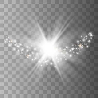 Beyaz parlayan ışık