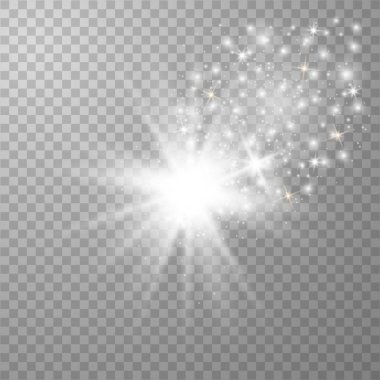 Beyaz parlayan ışık