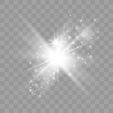 Beyaz parlayan ışık