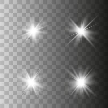 Glow Işık efekti kümesi.