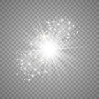 Beyaz parlayan ışık