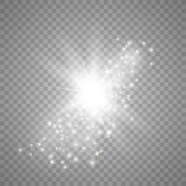 Beyaz parlayan ışık