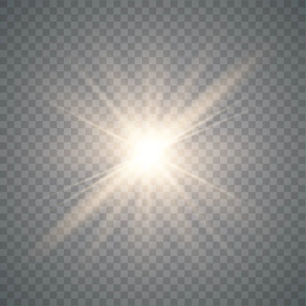 Efecto de luz brillante. — Vector de stock